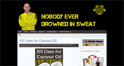 Desktop Screenshot of nobodyeverdrownedinsweat.com